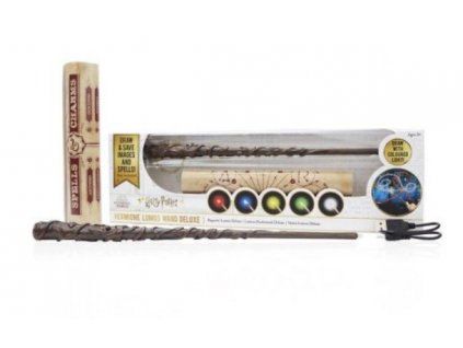 Merch Hůlka Harry Potter Deluxe Lumos Wand Hermione 35 cm Nové