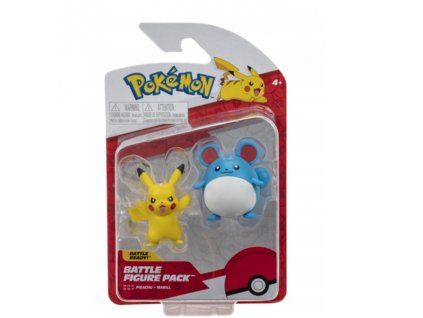 Toys Figurky Pokémon Marill and Pikachu 5cm