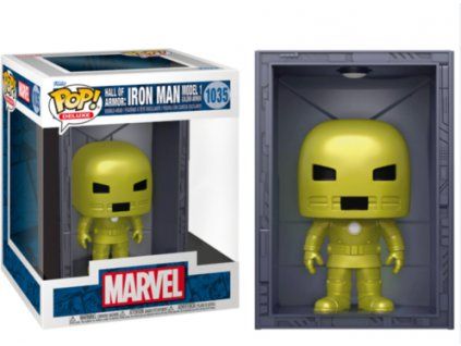 Merch Funko Pop! 1035 Marvel Hall of Armor Iron Man Model Model 1