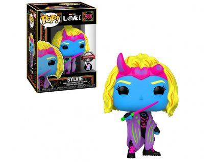 Funko POP! 988 Marvel Loki Silvye Black Light