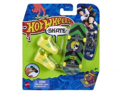 Hot Wheels Skate Fingerboard And Shoes Tony Hawk Soldier Grind