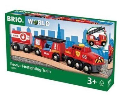 BRIO 33844 Hasičský záchranářský vlak