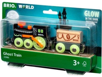 BRIO 33986 Strašidelný vlak svítící ve tmě