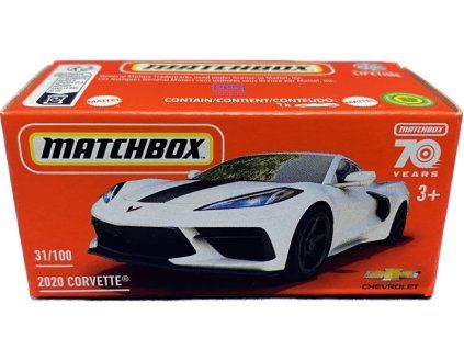 Matchbox 2020 Corvette White Box Nové