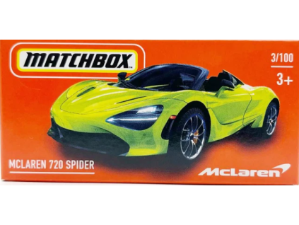 Matchbox Mclaren 720 Spider Box