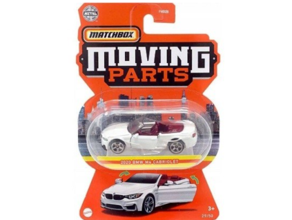 Matchbox Moving Parts 2020 BMW M4 Cabriolet White