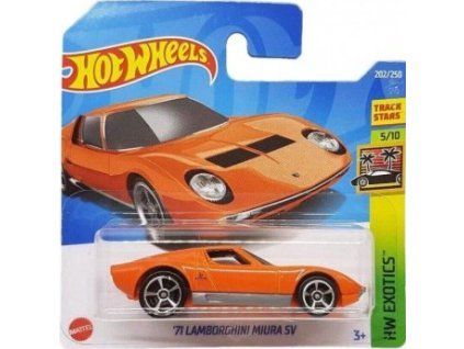 Hot Wheels 71 Lamborghini Miura SV Orange