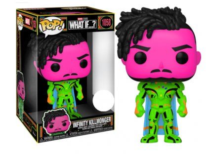 Funko Pop! 1058 XL What If...Infinity Killmonger Black Light