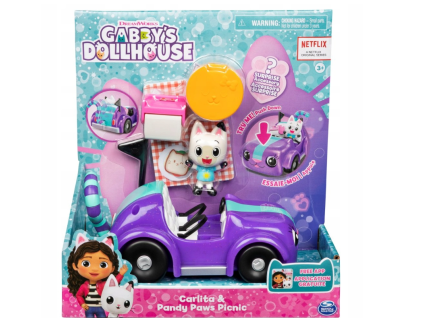 Figurka Gabbys Dollhouse Carlita a Piknik auto