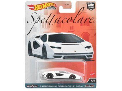 Hot Wheels Premium Spettacolare Lamborghini Countach LPI 800-4 Nové