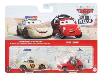 Disney Cars On The Road Lightning McQueen Hazzard a Bella Cadavre Nové