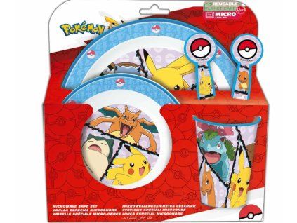 Jídelní sada Pokémon 5ks