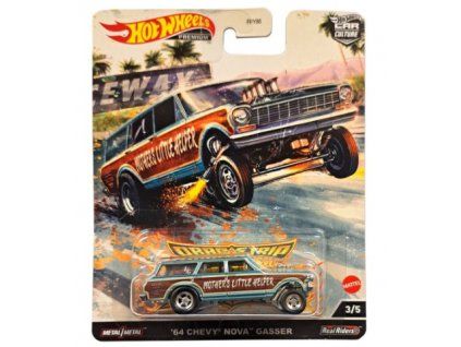 Hot Wheels Premium 64 Chevy Nova Gasser