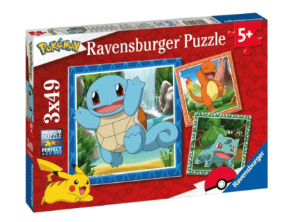 Puzzle Pokémon 3x49 dílků