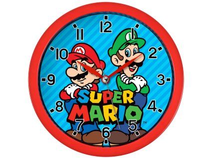 Nástěnné hodiny Super Mario