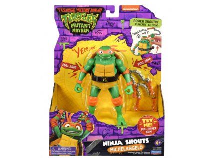 Figurka Teenage Mutant Ninja Turtles Mutant Mayhem Michelangelo Ninja Shouts