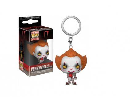 Klíčenka Funko Pocket POP! Pennywise with Balloon