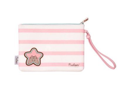 Kosmetická taška Pusheen růžovo bílá 23cm