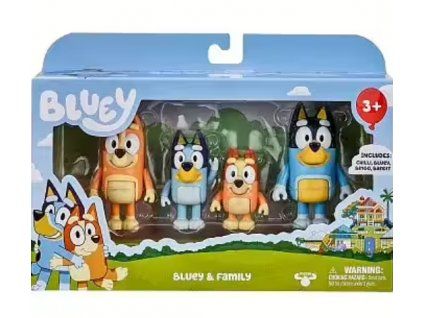 Figurky Bluey 4ks