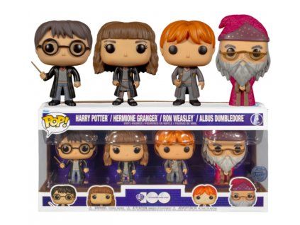 Funko Pop! Harry Potter Harry, Ron, Hermion, Dumbledore