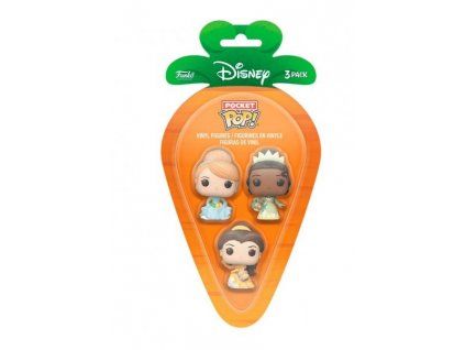 Funko Pocket Pop! Disney Princess Cinderella, Tiana, Bella Easter