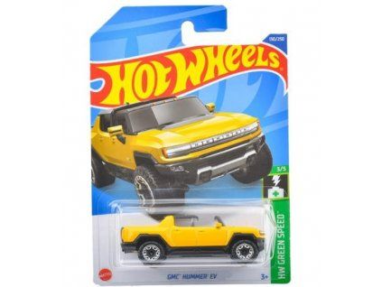 Hot Wheels GMC Hummer EV žlutý