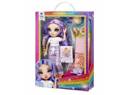 Panenka Rainbow High Junior High fashion v pyžamu Violet Willow