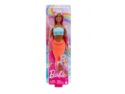 Barbie mořská panna s tmavě růžovými vlasy
