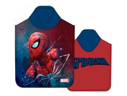 Pončo Marvel Spiderman tmavě modré