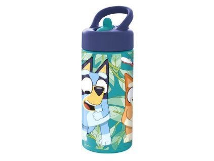 Láhev s brčkem Bluey 410ml