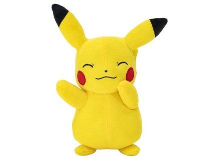 Plyšová hračka Pokémon Pikachu zavřené oči 20cm