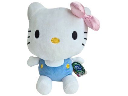 Plyšová hračka Hello Kitty modrá 25cm