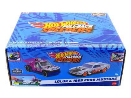 Hot Wheels Speeders Lolux a 1969 Ford Mustang natahovací
