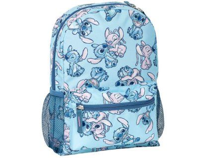 Batoh Lilo a Stitch Angel a Stitch sv. modrý 33cm