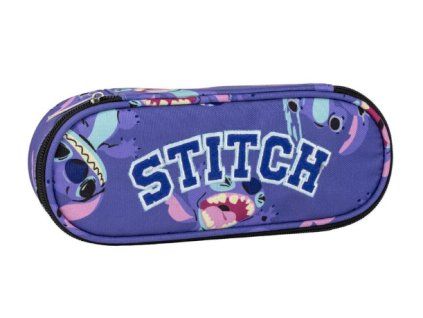 Oválný penál Lilo a Stitch fialový Nové