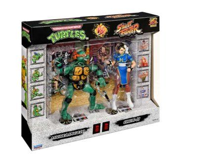 Figurky Bandai TMNT Michelangelo a Street Fighter Chun Li