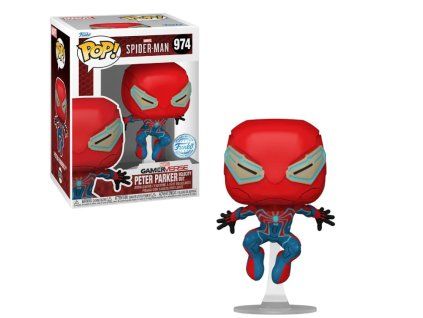 Funko Pop! 974 Marvel Spider Man Peter Parker Velocity Suit