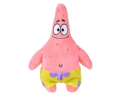 Plyšová hračka Spongebob v kalhotách Patrik 20cm