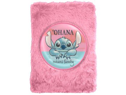 Plyšový zápisník Disney Stitch