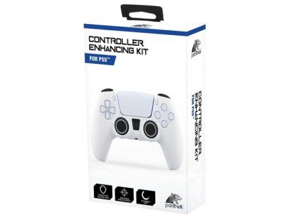 PS5 Silikonový obal na ovladač bílý s kloboučky