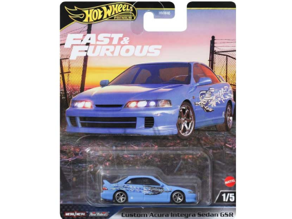 Hot Wheels Premium Fast and Furious Custom Acura Interga Sedan GSR