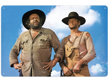 Cedule Bud Spencer a Terence Hill Blue Sky 20x30cm