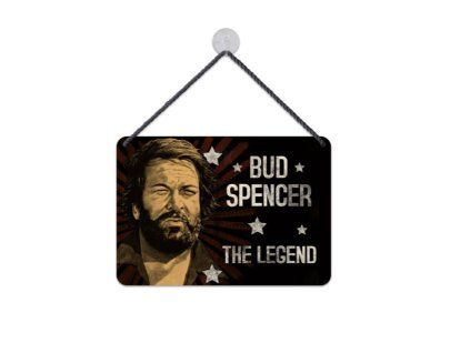 Cedule Bud Spencer The Legend 16,5x11,5cm
