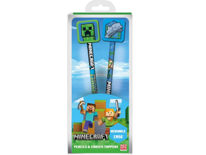Set tužek Minecraft s topperem 2ks