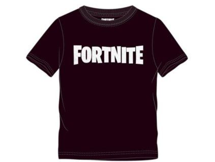 Tričko Fortnite Logo Black dětské 152cm
