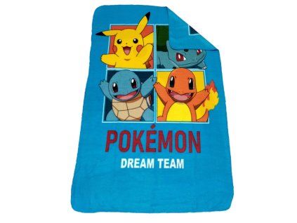 Sada Pokémon polštář 35x35cm a deka 100x140cm1