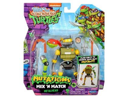 Figurka Želvy Ninja Mix N Match Metalhead1
