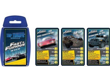 Karetní hra Top Trumps Specials Rychle a zběsile