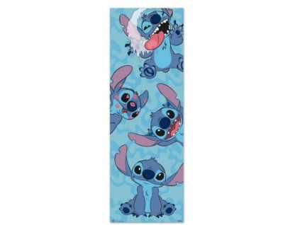 Plakát na dveře Disney Stitch 53x158cm