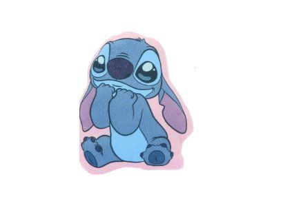 Polštářek Disney Stitch sv.růžový 15cm